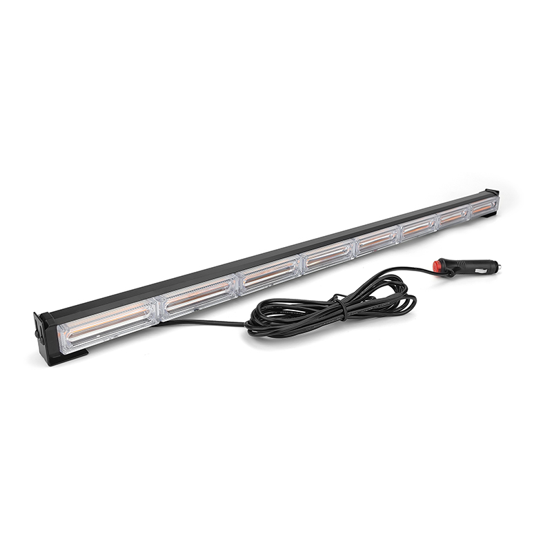 WETECH 32W 30" LED Strobe Light Bar Flash Rooftop Emergency Warning Light