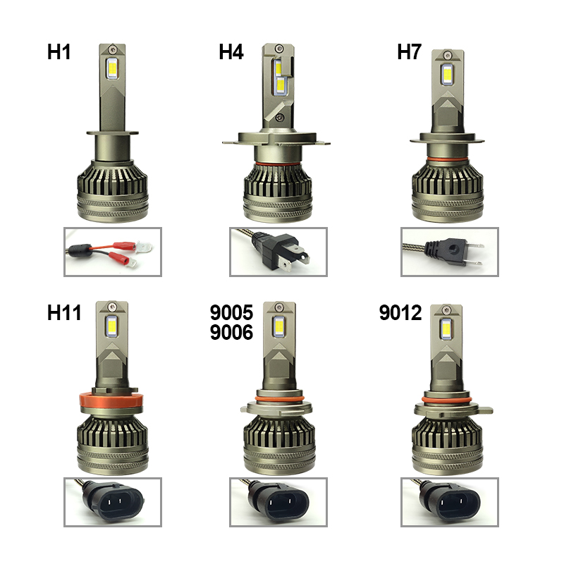 WETECH 35W LED Headlight Bulbs 9005 Socket Auto Car LED Headlamp