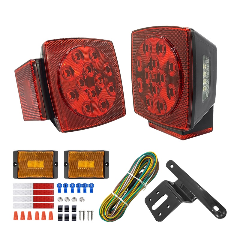 WETECH Multifunction Led Maker Lights Trailer Light Kit for Semi Trailer