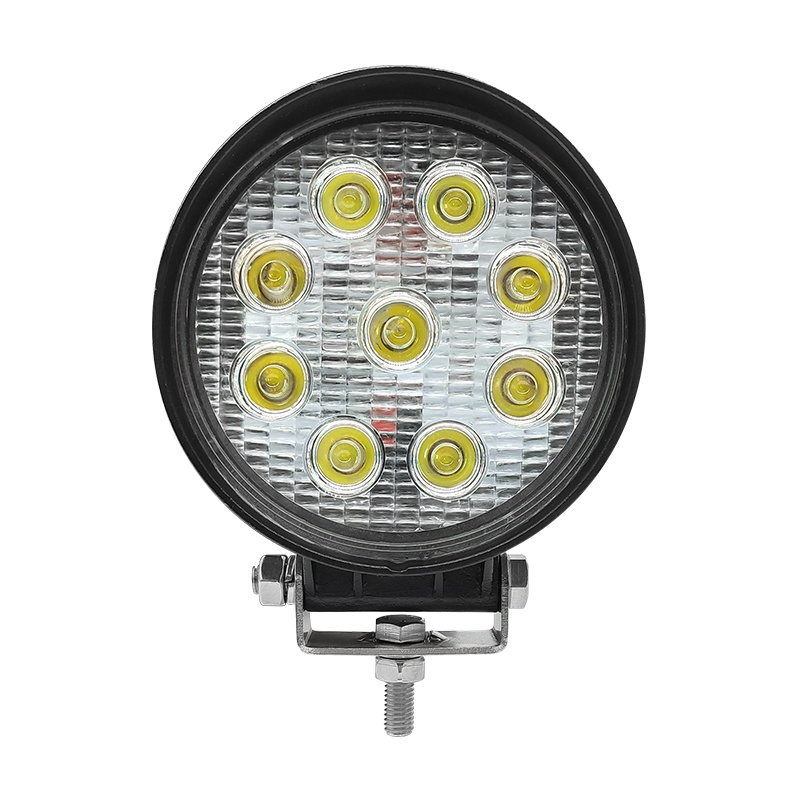 WETECH 27W 5" Round LED Work Lights With Switch