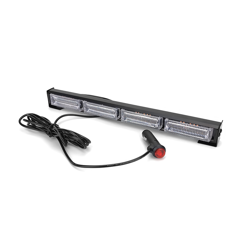 WETECH 32W 16" LED Strobe Light Bar Flash Rooftop Emergency Warning Light