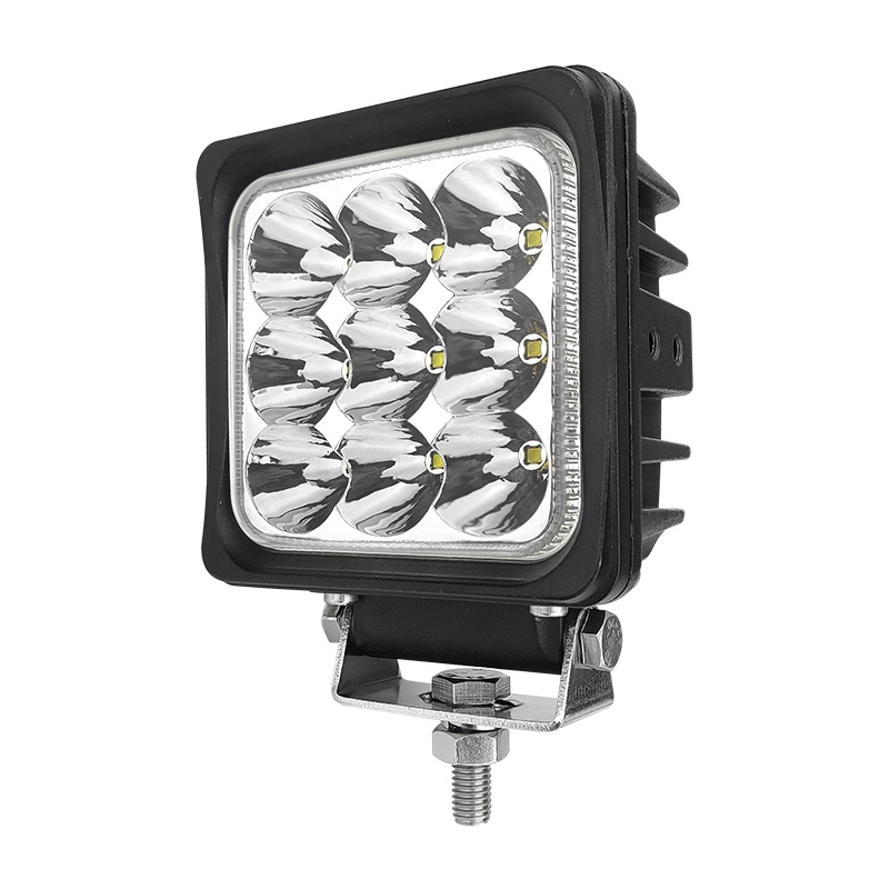 WETECH 27W 6" Square Heavy Duty LED Work Lights Flood or Spot Beam