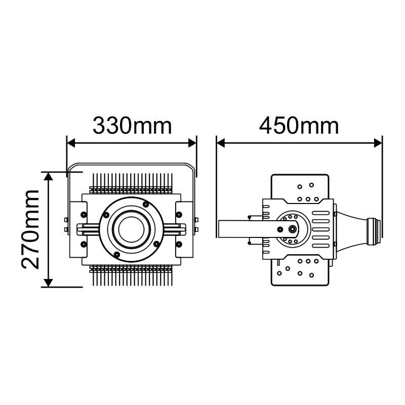 WETECH 150W Gobo Projector Custom Logo Advertising Lights