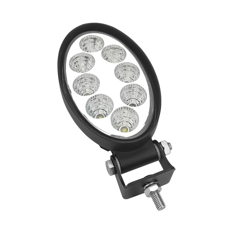 WETECH 24W Vertical LED Work Lights 5.6" Oval Tractor Lights