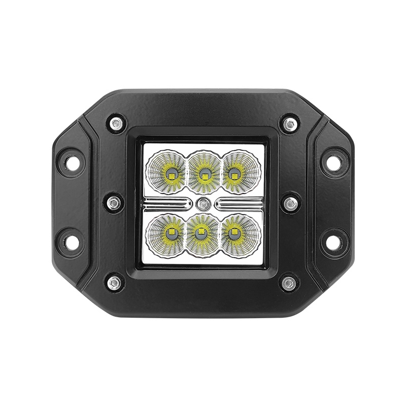 WETECH 18W 4" LED Auxiliary Spot Light Flush Mount Off-road Reverse Lights