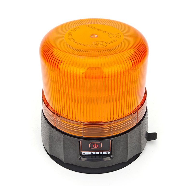 WETECH High Cover Model Beacon Signal Rechargeable LED Flashing Warning Light With Magnet Sucker Type