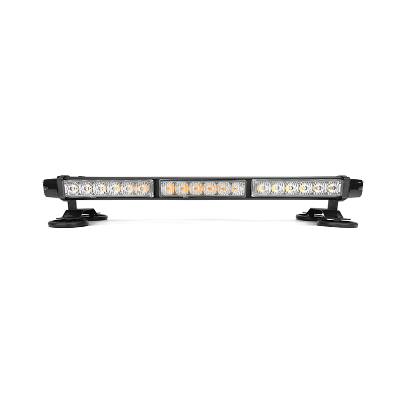 WETECH 42W 20" LED Strobe Light Bar Flash Rooftop Emergency Warning Light