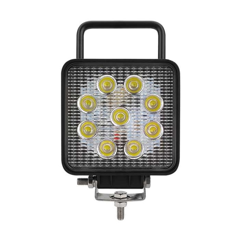 WETECH 27W 5" Square LED Work Lights With Switch and Handle