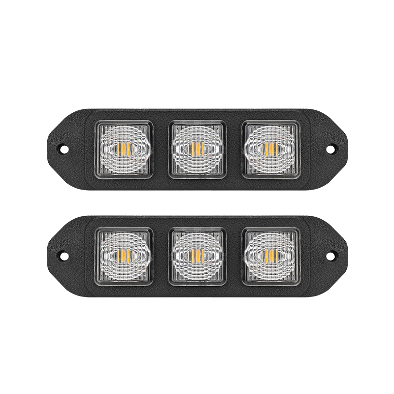 WETECH 9W Strobe Lights Vehicle Side Marker Surface Mount