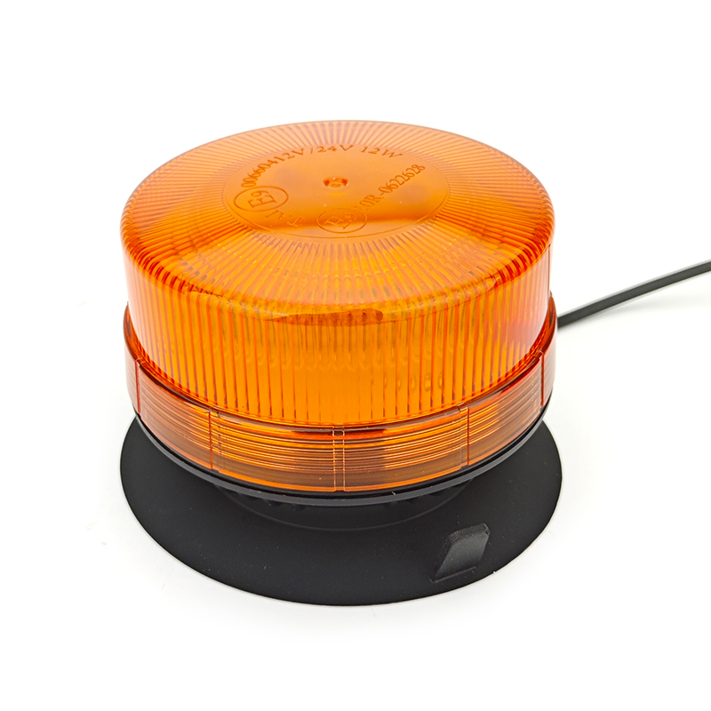 WETECH Low Cover Model Beacon Signal LED Flashing Warning Light With Magnet Sucker Type