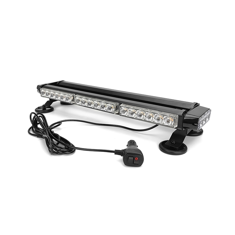 WETECH 42W 20" LED Strobe Light Bar Flash Rooftop Emergency Warning Light