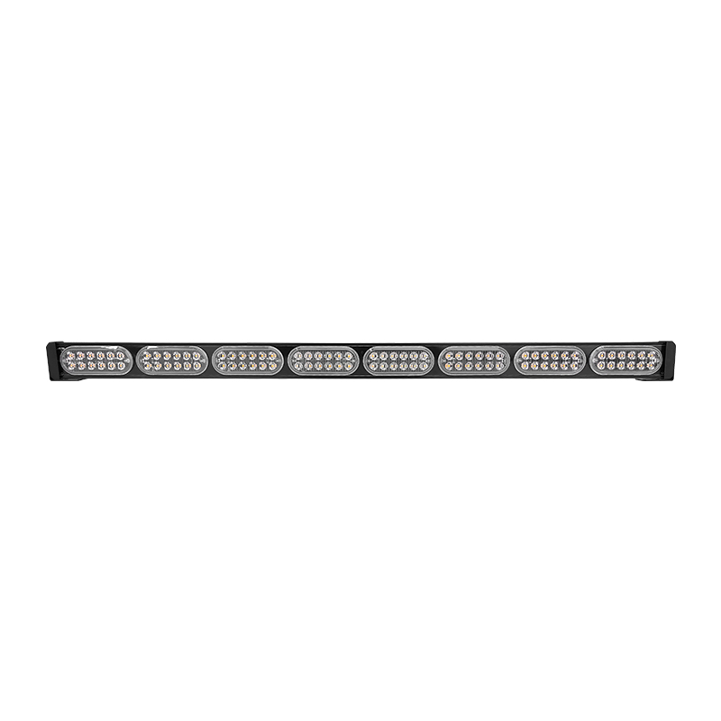 WETECH 96W 30" LED Strobe Light Bar Flash Rooftop Emergency Warning Light