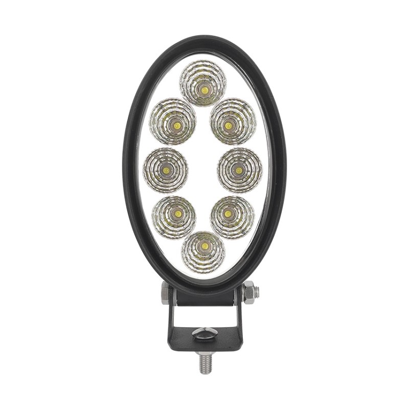 WETECH 24W Vertical LED Work Lights 5.6" Oval Tractor Lights