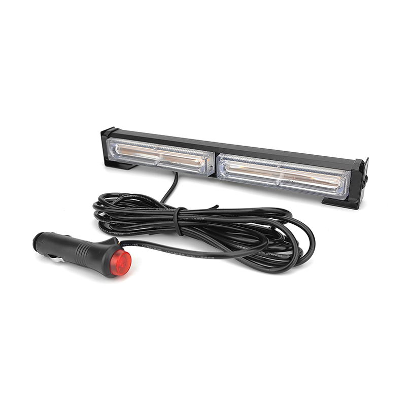 WETECH 12W 12" LED Strobe Light Bar Flash Rooftop Emergency Warning Light