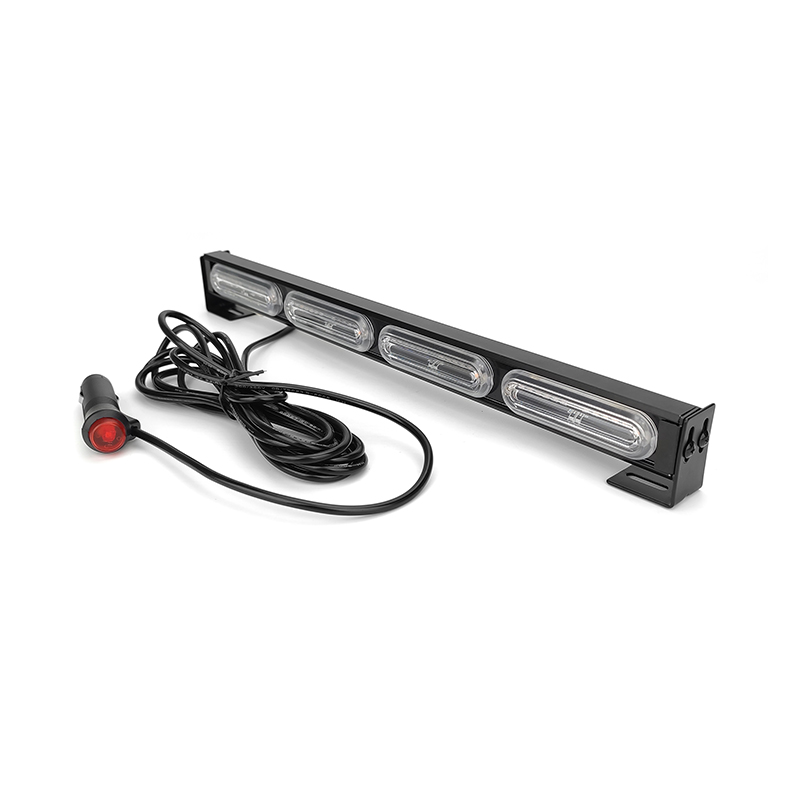 WETECH 48W 15" LED Strobe Light Bar Flash Rooftop Emergency Warning Light