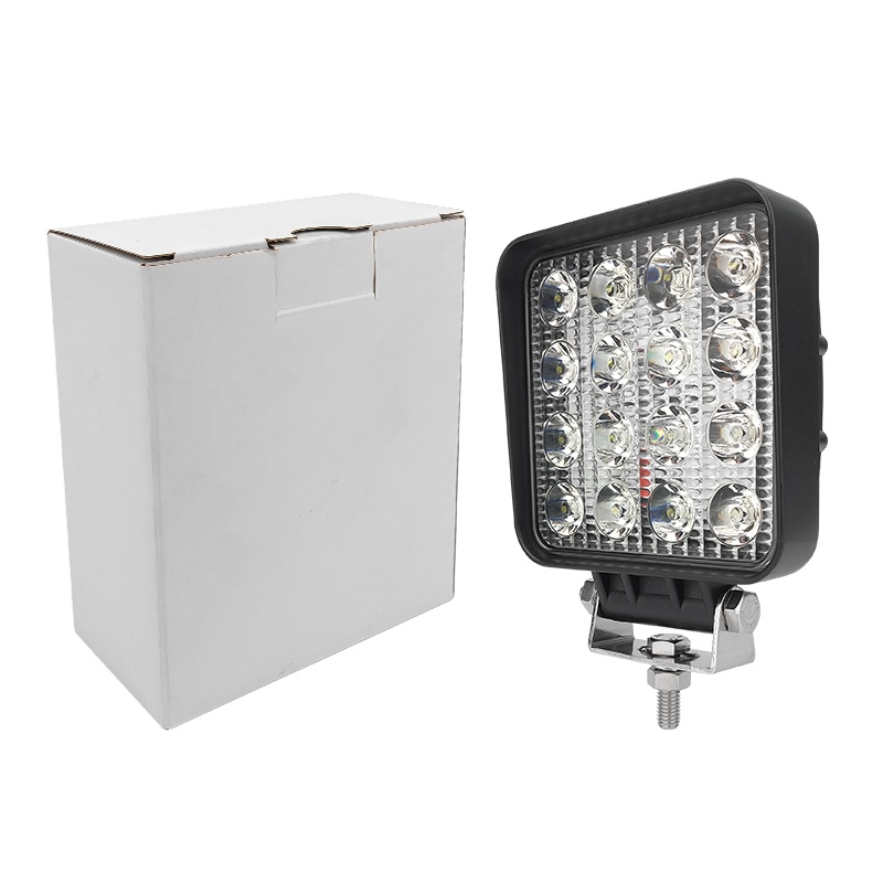 WETECH 48W 5" Square LED Work Lights With Switch