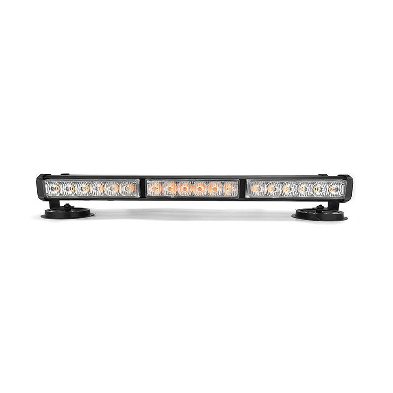 WETECH 36W 20" LED Strobe Light Bar Flash Rooftop Emergency Warning Light