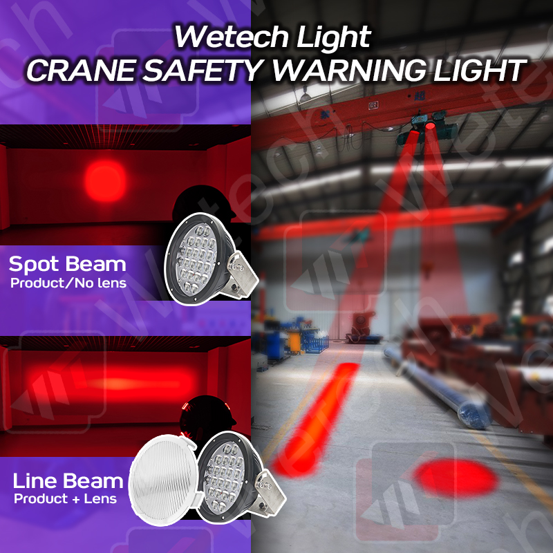 120W LED Overhead Crane Warning Light
