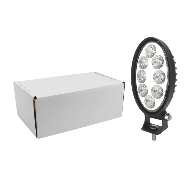 WETECH 24W Vertical LED Work Lights 5.6" Oval Tractor Lights