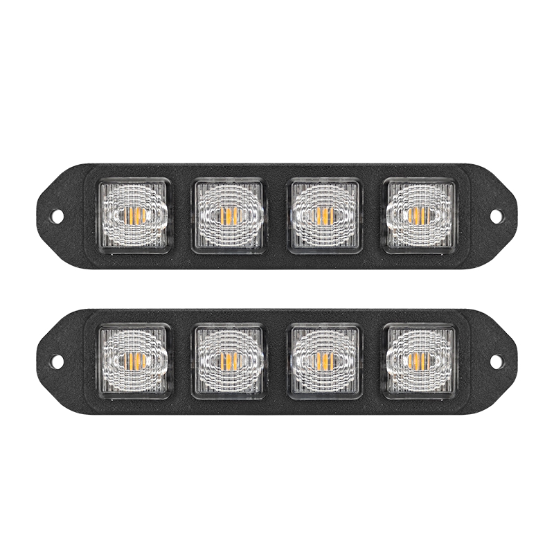 WETECH 12W Strobe Lights Vehicle Side Marker Surface Mount