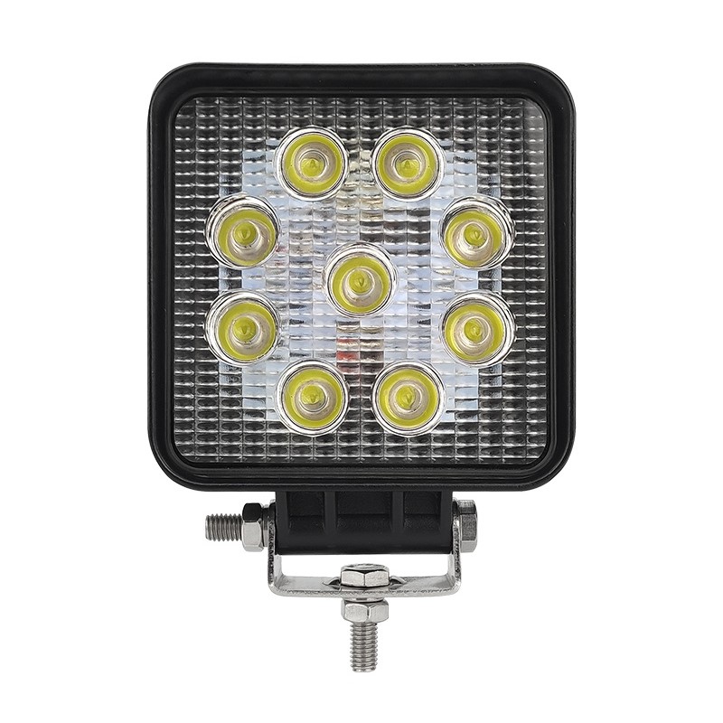 WETECH 27W 5" Square LED Work Lights With Switch