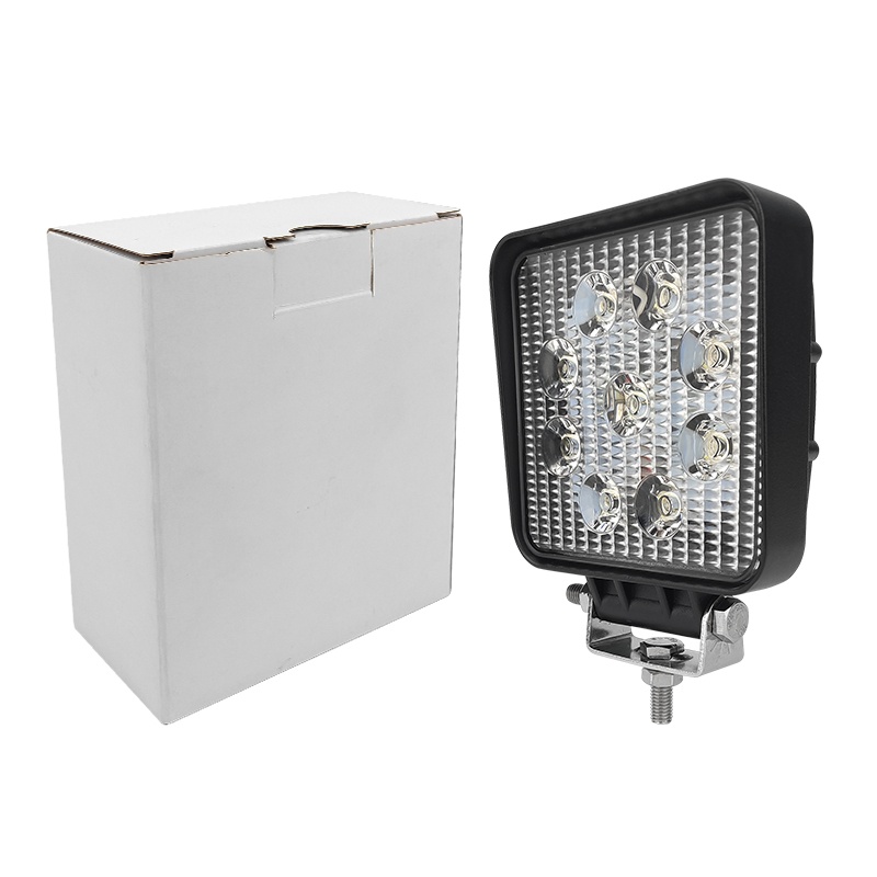 WETECH 27W 5" Square LED Work Lights With Switch