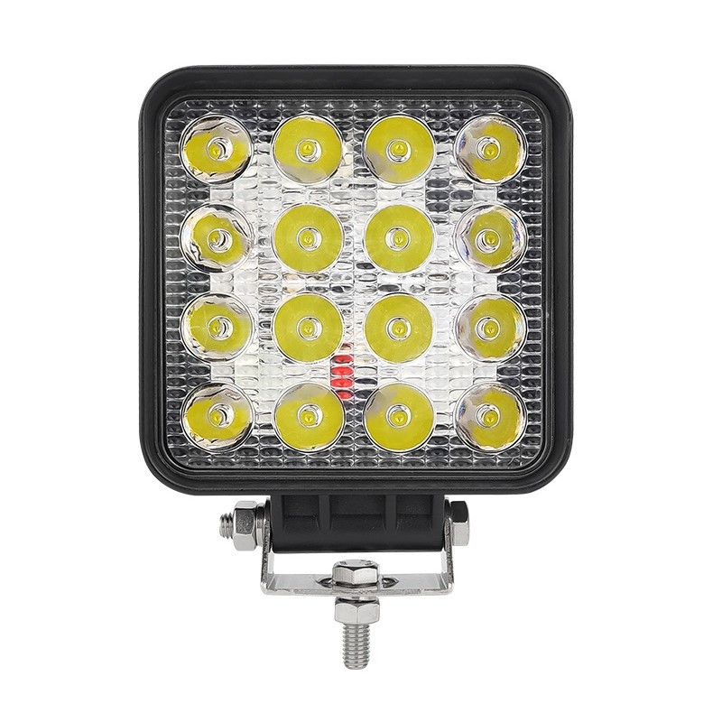 WETECH 48W 5" Square LED Work Lights With Switch