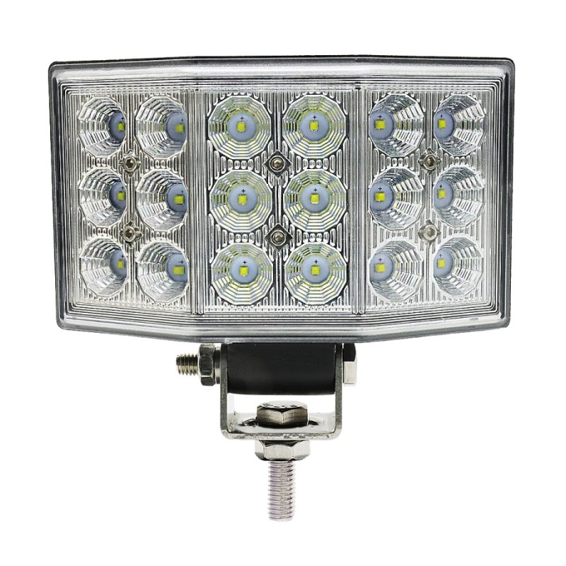 WETECH 54W 6" LED Work Lights 240° Wide Angle Flood Light