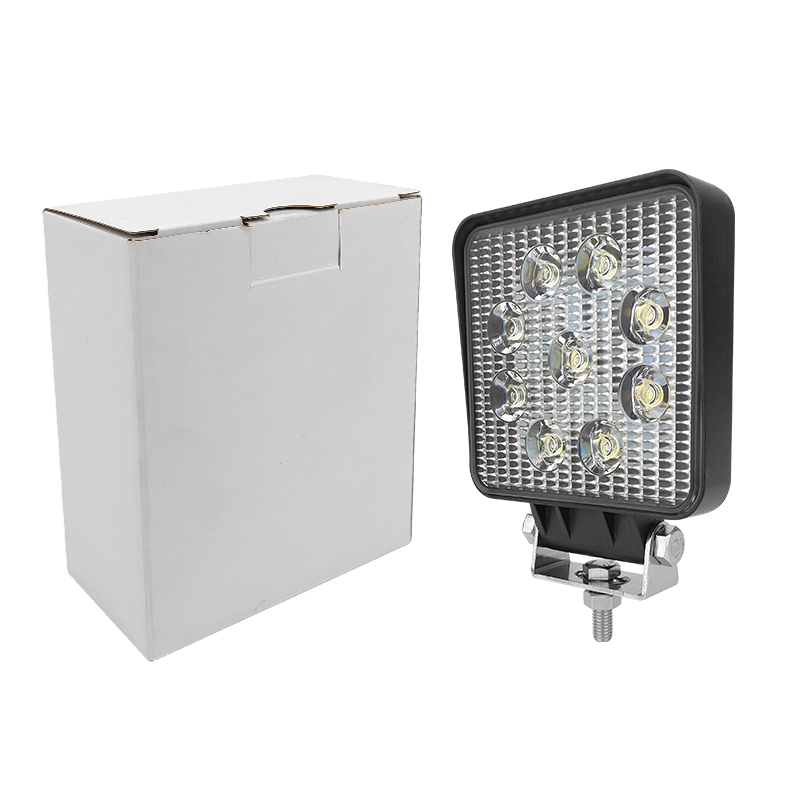 WETECH 27W 5" Slim LED Work Lights Square Flood WorkLight