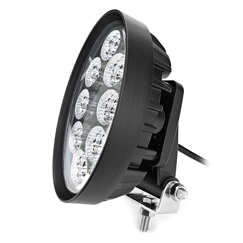 WETECH 24W Oval LED Work Light 360 ° Rotary support For Farm Equipment