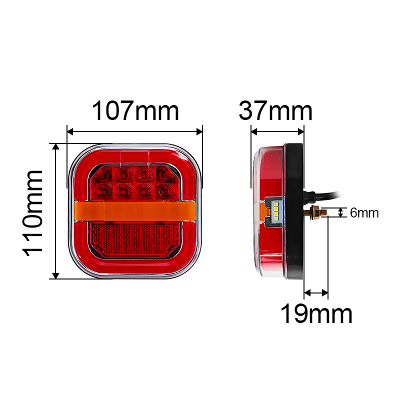 WETECH universal multi-functional LED taillights