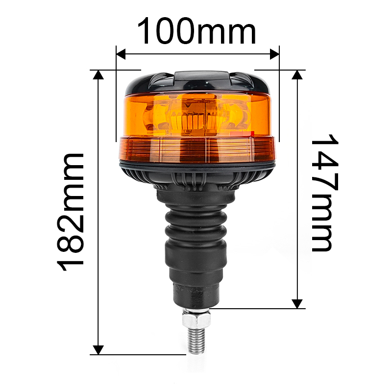 WETECH New Low Cover Model Beacon Signal LED Flashing Warning Light With Screw Mounted Type