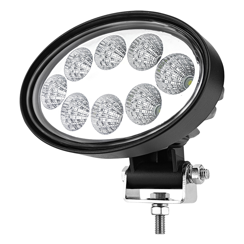 WETECH 24W Oval LED Work Light 360 ° Rotary support For Farm Equipment