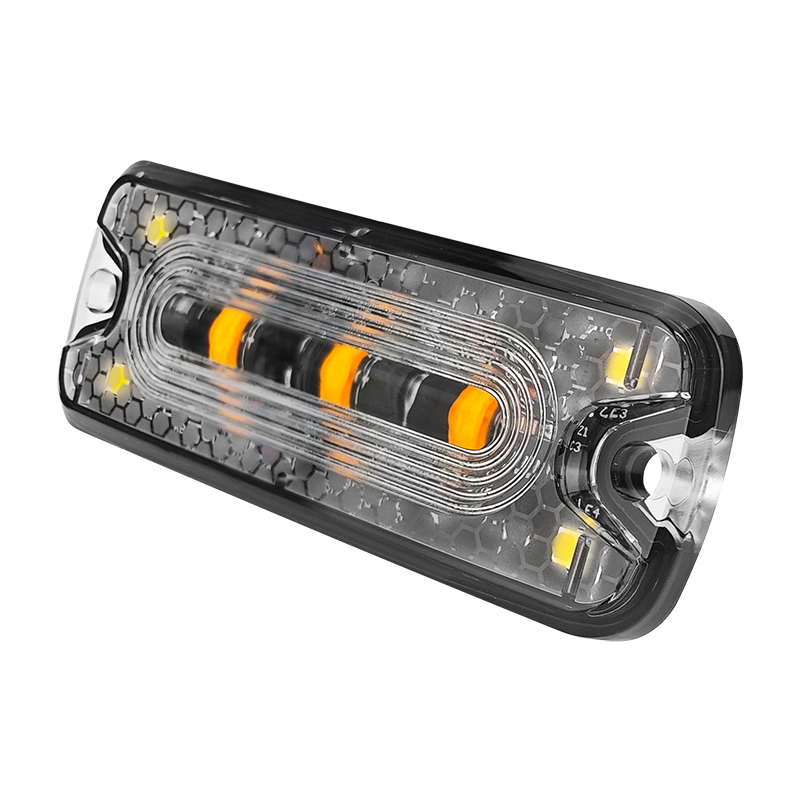 WETECH 9W LED Strobe Lights Vehicle Side Marker Surface Mount With Driving Light